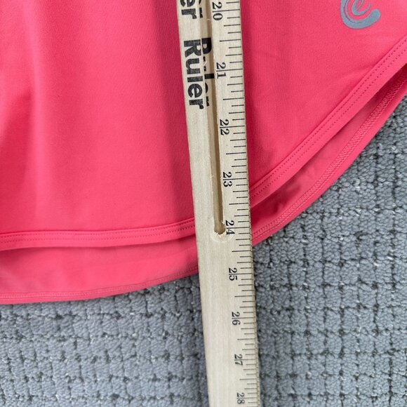 Calme By Johnny Was Tank Top Womens Size S Coral Sleeveless Racerback Mesh - Picture 5 of 7